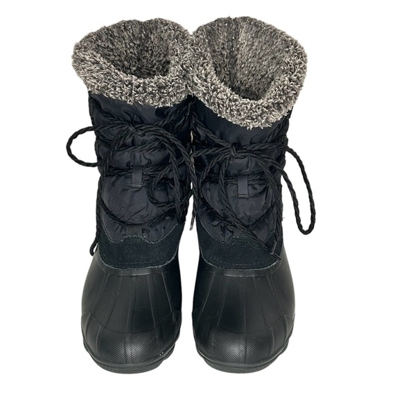 Sperry Syren Strait Quarter Faux Fur Winter Boots STS99763 Sz 9 - Picture 2 of 11